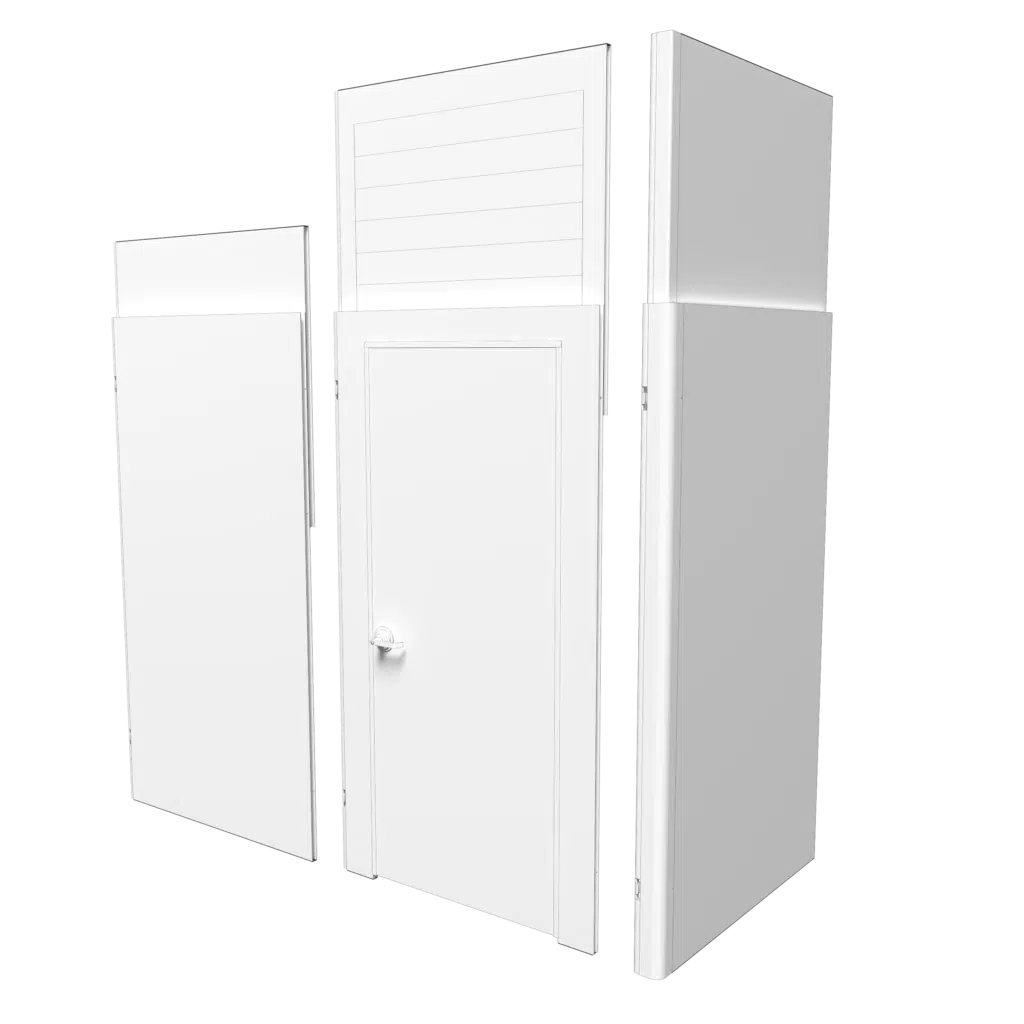 Swiftwall flex adjustable height temporary wall system